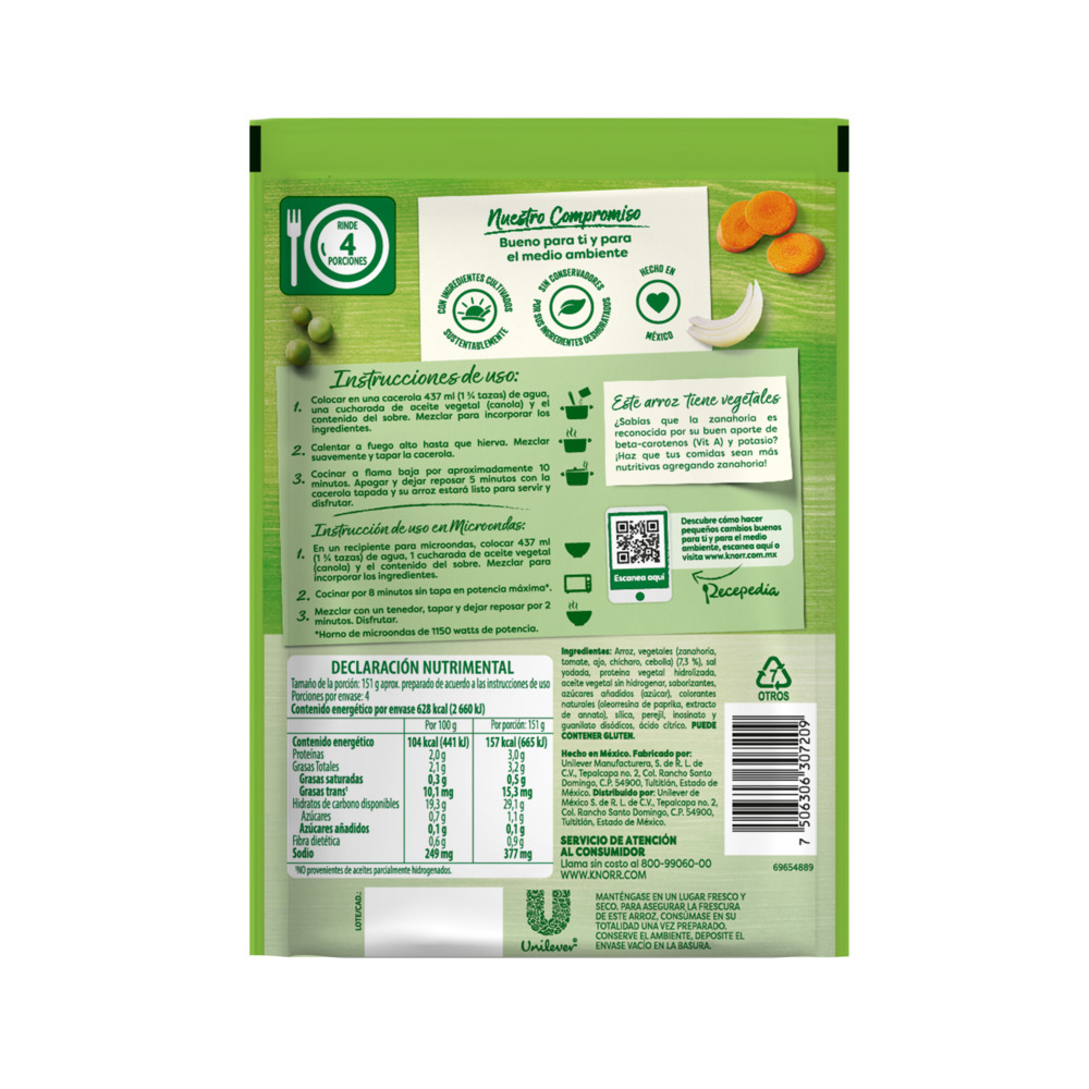 Arroz a la mexicana Knorr 155g - 2