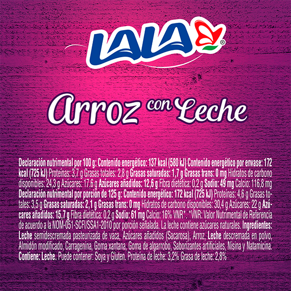 Arroz con leche LALA 125g - 2