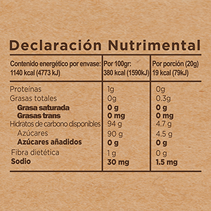 Azúcar de coco orgánica Enature 300g - 2