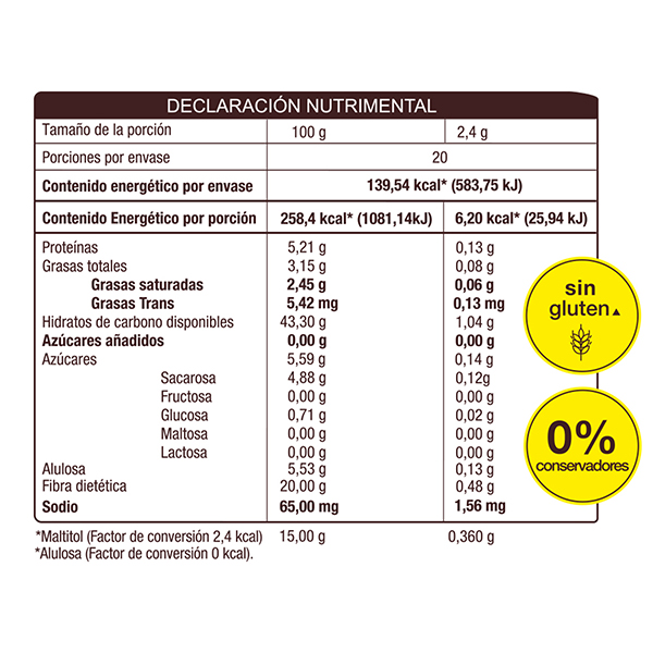 Barritas de arroz sabor malvavisco Don't Worry 50g - 2