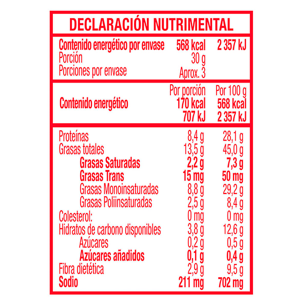 Cacahuates enchilados Golden Nuts 100g - 2