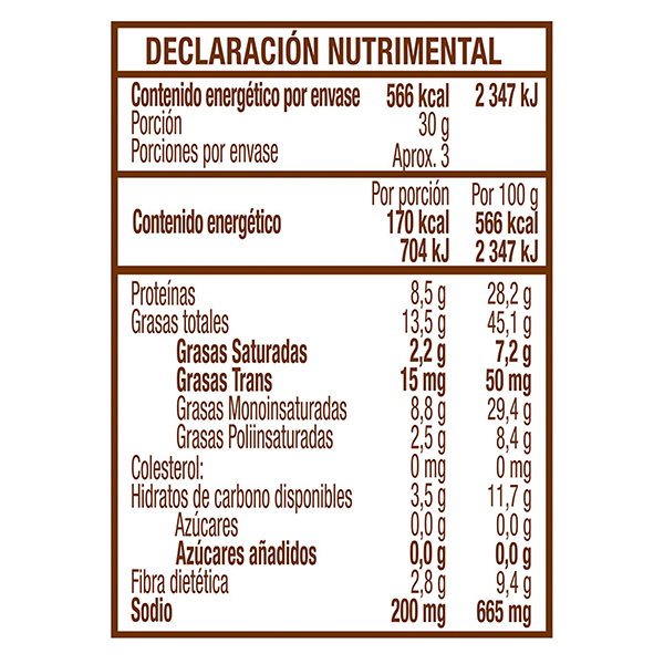 Cacahuates salados Golden Nuts 100g - 2