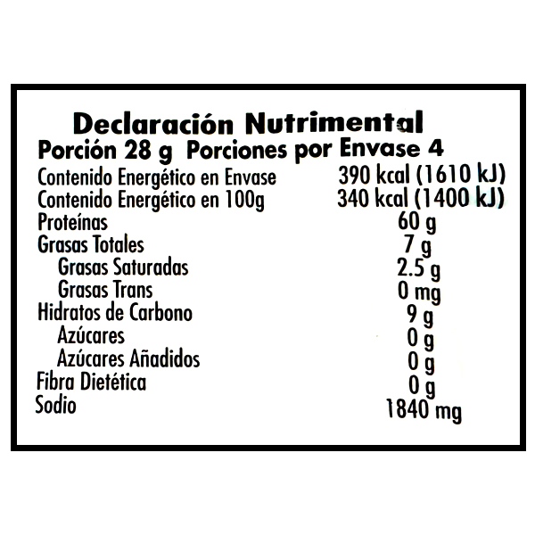 Carne seca de res beef jerky chile y limón Tía Lencha 113g - 2