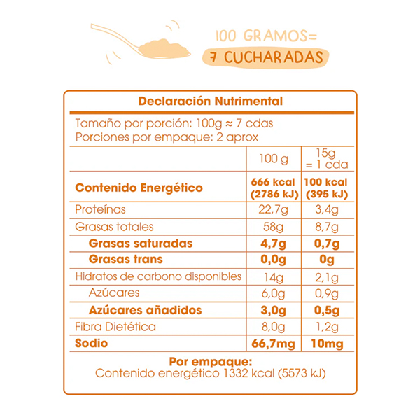 Crema de avellana con cacao Morama 200g - 2