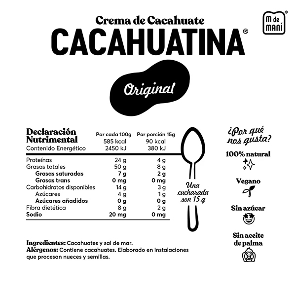 Crema de cacahuate M de Maní 200g - 2