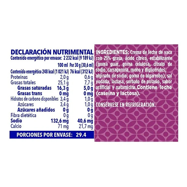 Crema deslactosada Alpura 900ml - 2