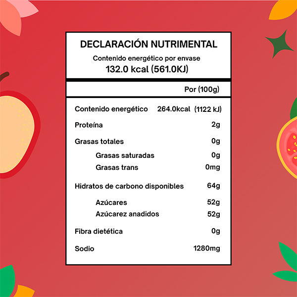 Cubitos de manzana enchilada Bocanika 50g - 2