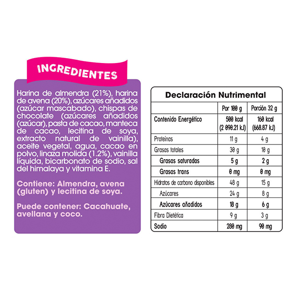 Galletas de almendra con doble chocolate Morama 192g (6-pack) - 2