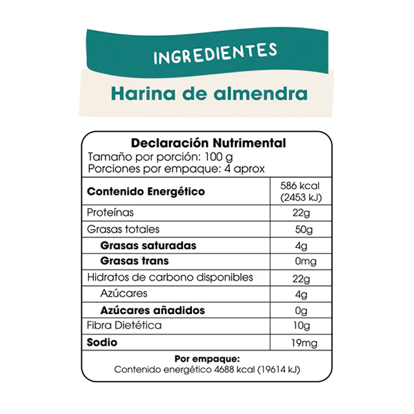 Harina de almendra Morama 350g - 2