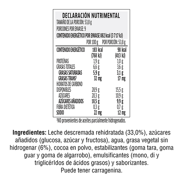 Helado sabor chocolate Holanda 900ml - 2