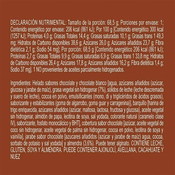 Cono de helado sabor chocolate collage Cornetto 100ml - 2