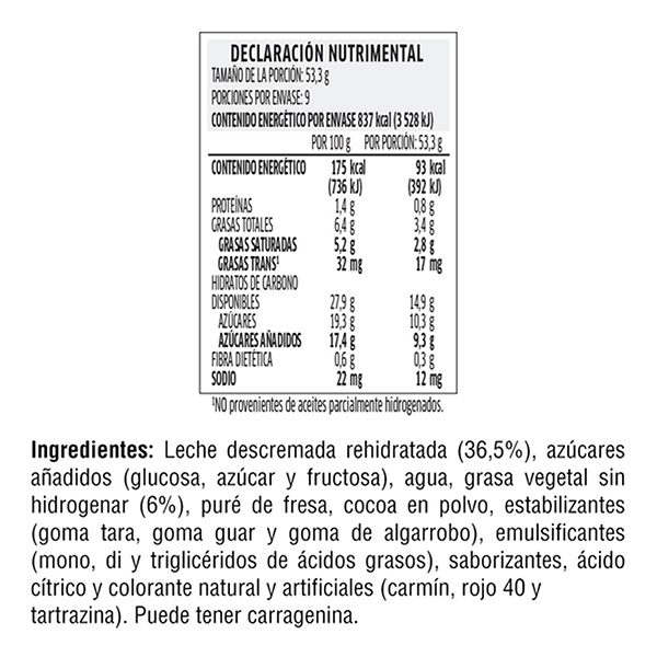Helado sabor napolitano Holanda 900ml - 2