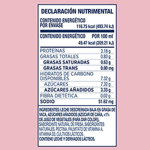 Kéfir fresa bebible Lifeway 236 ml - 2