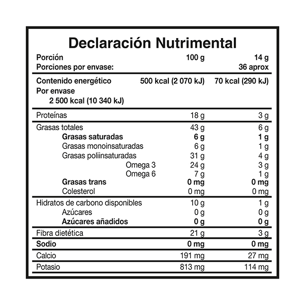 Linaza molida en frío Inés 500g - 2