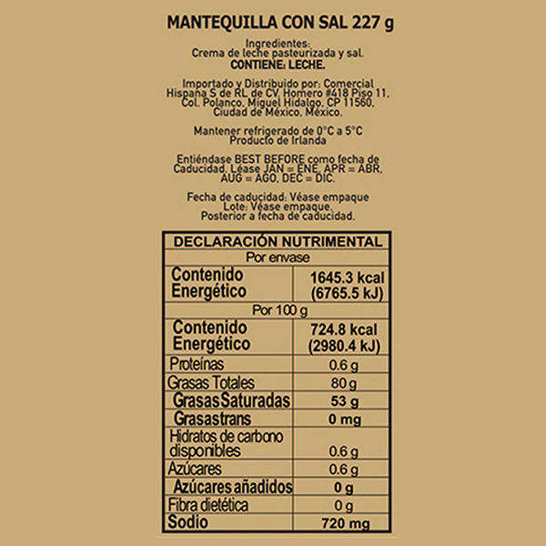Mantequilla con sal Kerrygold 200g  - 2