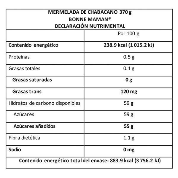 Mermelada de chabacano Bonne Maman 370g - 2