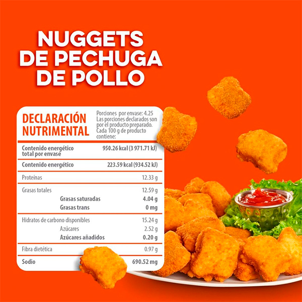 Nuggets de pechuga de pollo Bachoco 500g - 2