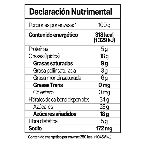 Panqué de platano con nuez sin gluten Nūbe 80g - 2