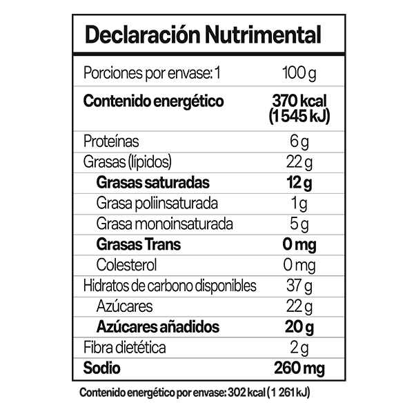 Panqué de vainilla y queso sin gluten Nūbe 80g - 2