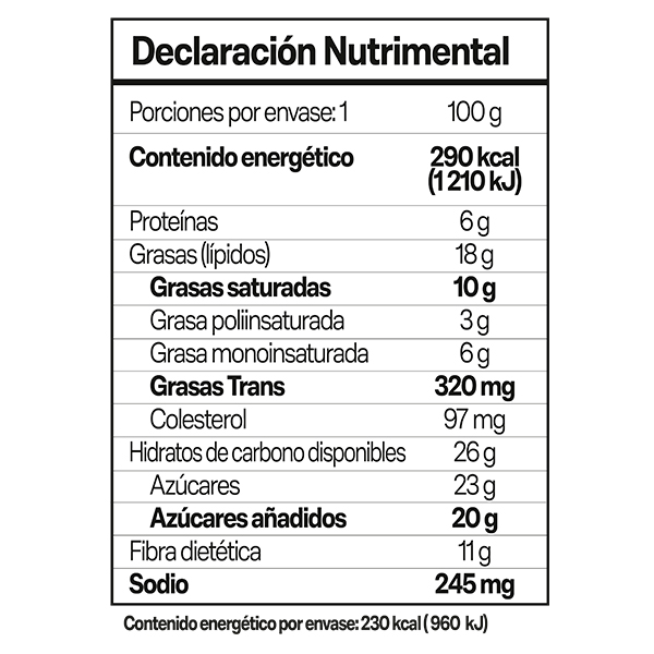 Panqué de zanahoria y queso sin gluten Nūbe 80g - 2