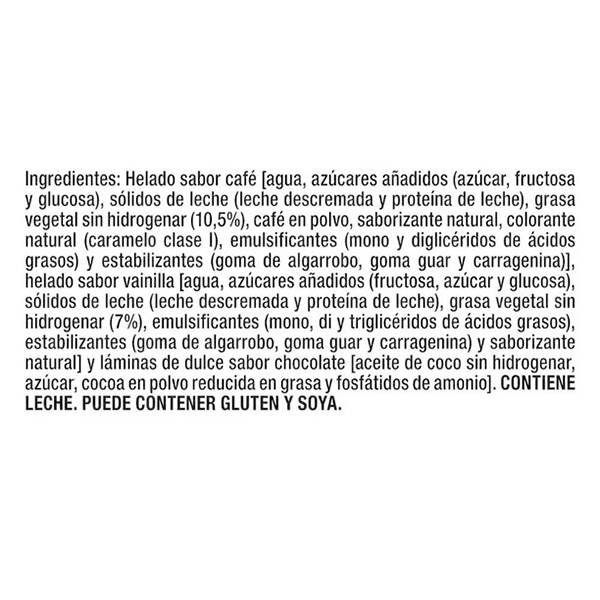 Pastel de helado sabor cappuccino Vienetta 650ml - 2