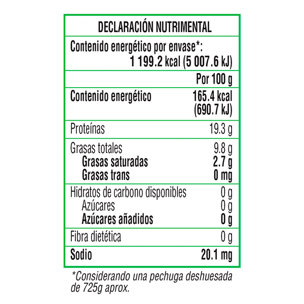 Pechuga deshuesada orgánica congelada Aires de Campo 1kg - 2