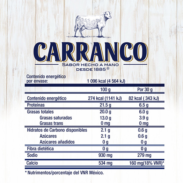 Queso oaxaca Carranco 400g - 2