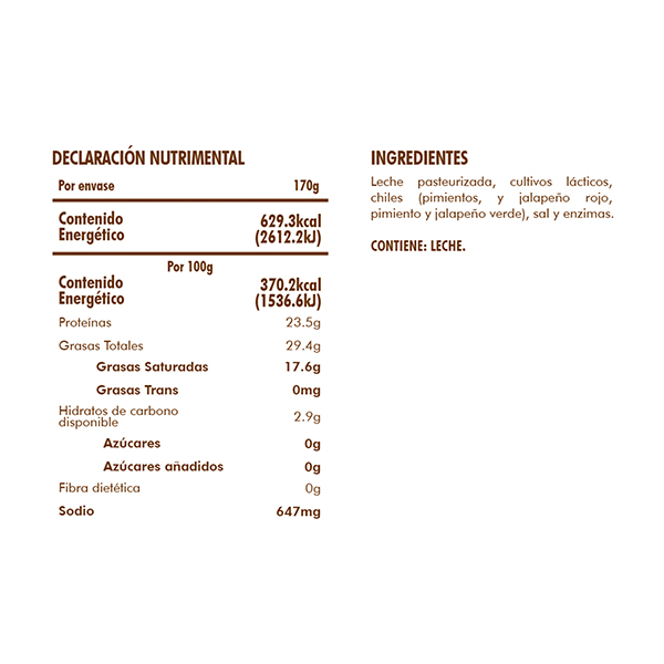 Queso pepper jack rebanado Dutch Farms 170g - 2