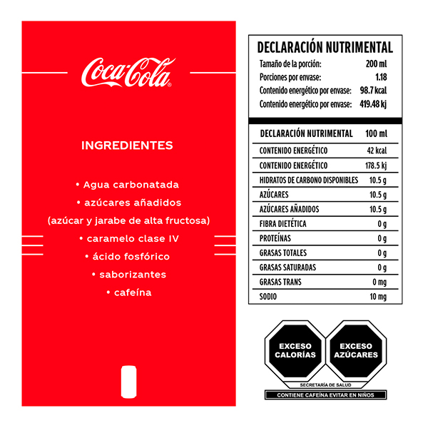 Refresco Coca Cola 235ml (8-Pack) - 2