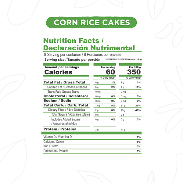 Rice cakes con maíz y quinoa Okko 16pz - 2