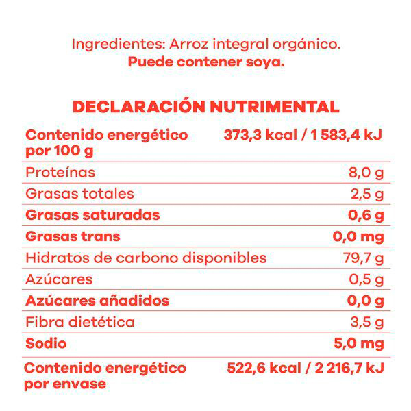 Rice cakes de arroz integral orgánico sin gluten Real Natural 140g - 2