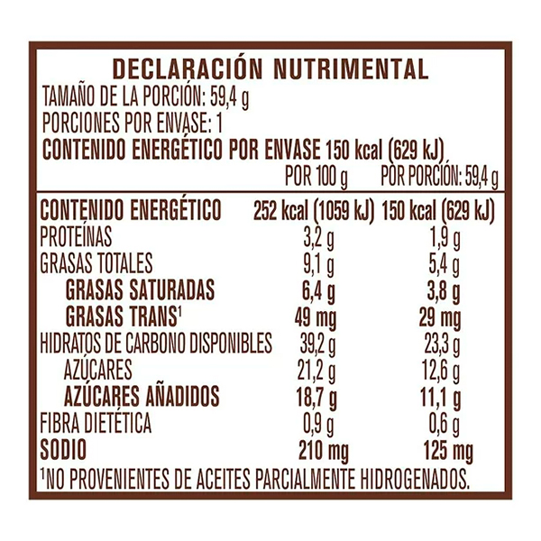 Sándwich de helado clásico Mordisko 105ml - 2