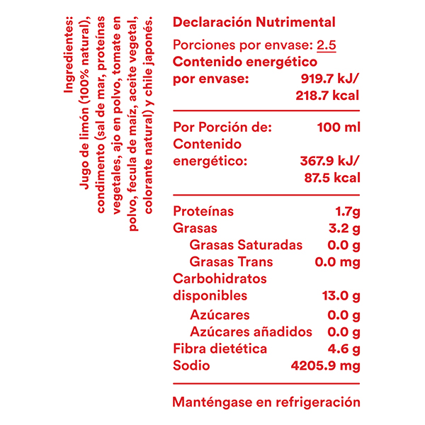 Salsa de chile japonés Salsa Pa' Todo 250ml - 2