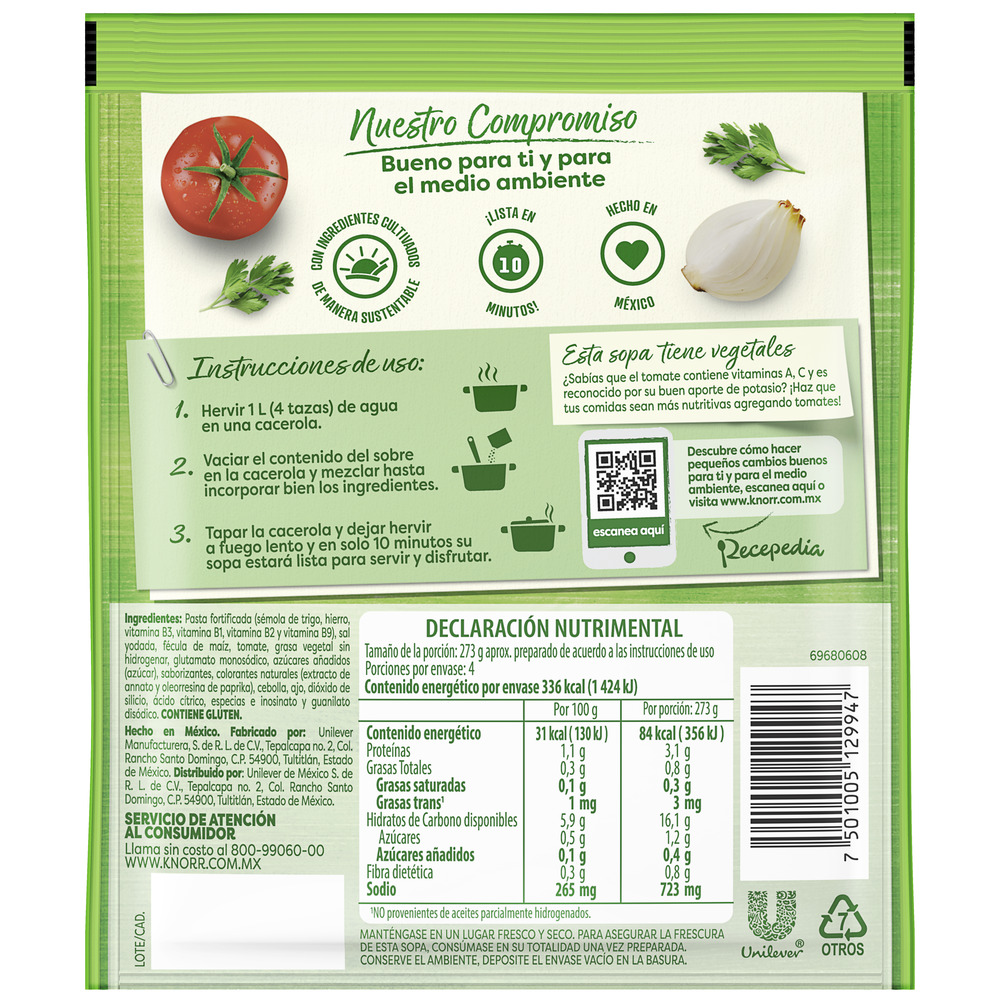 Sopa estrellas Knorr 95g - 2