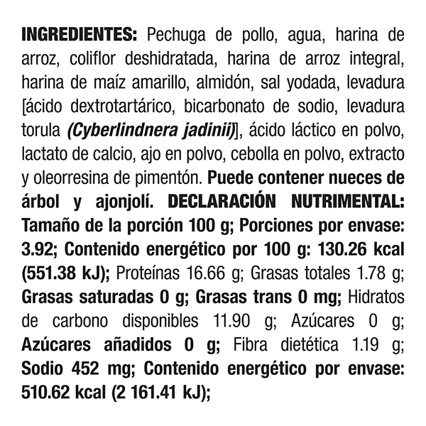 Tenders de pollo spicy cubiertos de coliflor sin gluten Caulipower 392g - 2