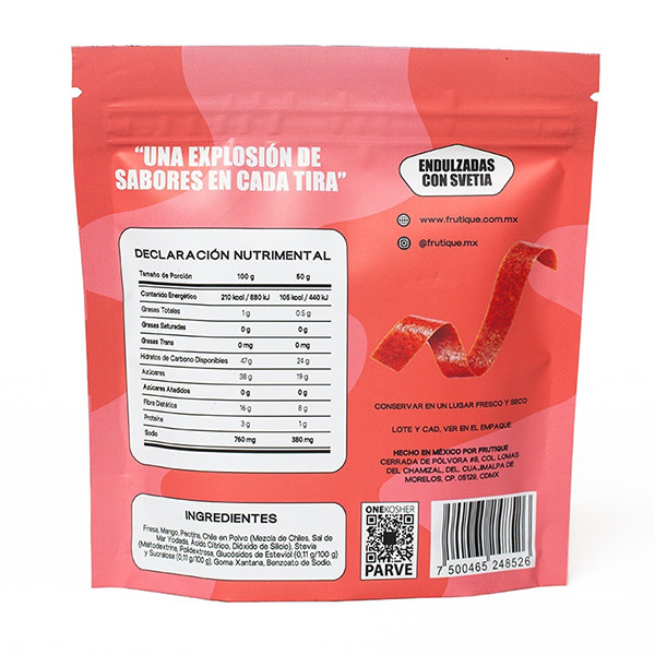 Tira de fresa deshidratada Frutique 50g - 2