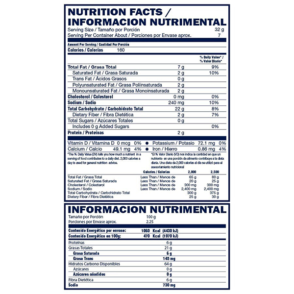 Tostada roja Trega 225g - 2