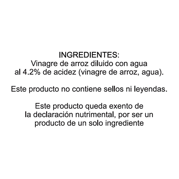 Vinagre de arroz Satoru 275ml - 2