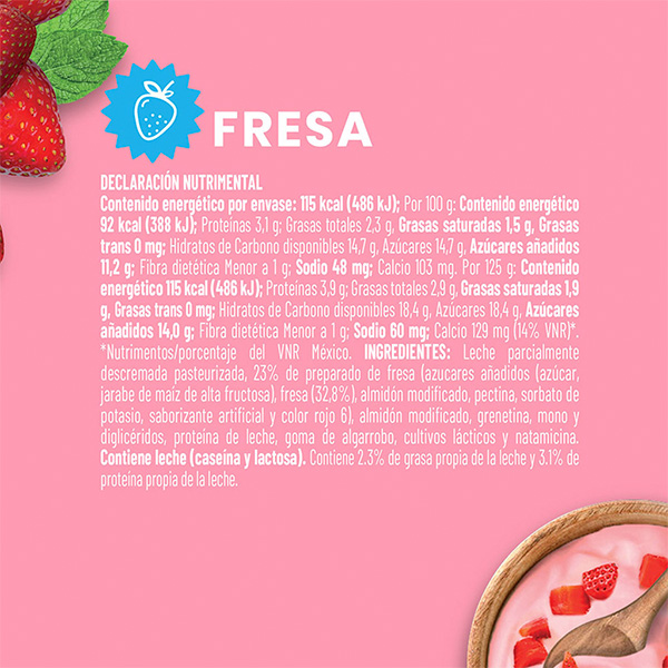 Yoghurt batido fresa Alpura 125g - 2