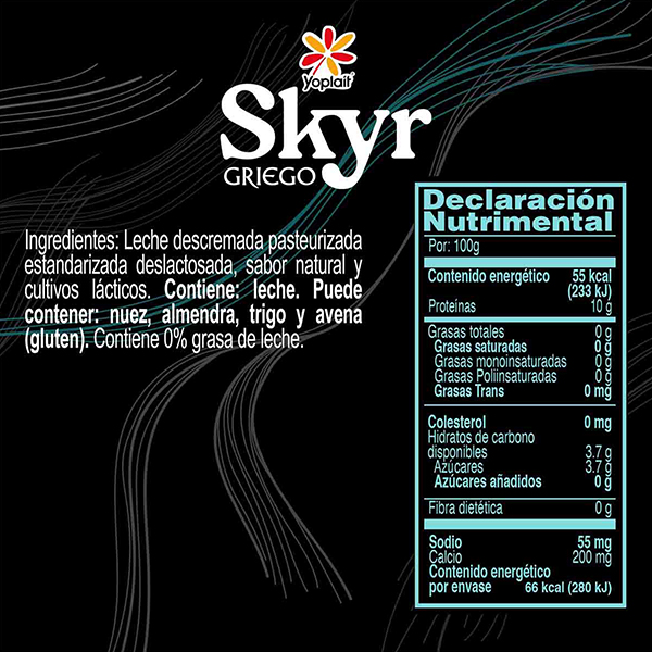 Yoghurt griego batido natural Yoplait Skyr 120g - 2