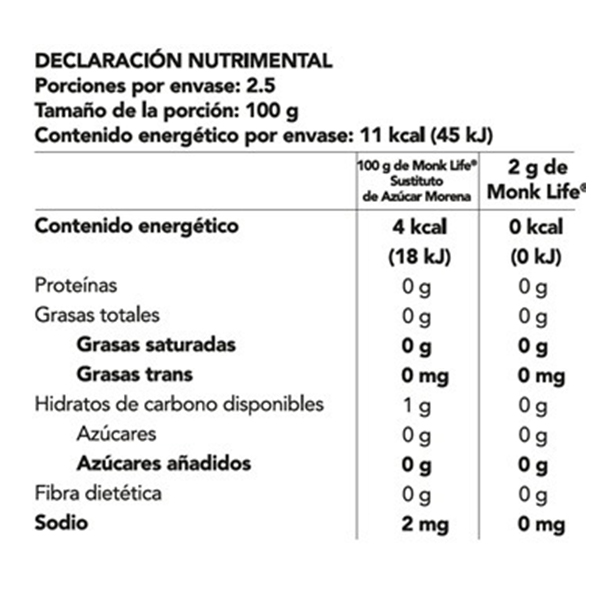 Sustituto de azúcar morena Super Life 250g - 2