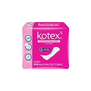 Pantiprotectores largo Kotex 44pz