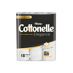 Papel higiénico elegance XL Cottonelle 18pz/215HD