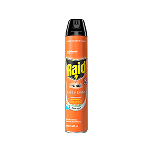 Insecticida casa y jardín Raid 400ml