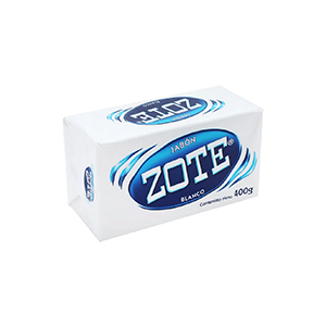 Jabón blanco Zote 400g