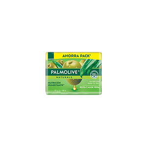 Jabón de tocador naturals oliva y aloe Palmolive 120g 4-pack