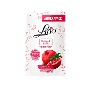Jabón líquido para manos granada pouch Lirio 500ml