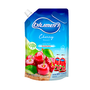 Jabón líquido de manos pouch cherry blossom Blumen 1050ml