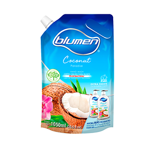 Jabón líquido de manos pouch coconut paradise Blumen 1050ml