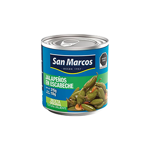 Jalapeños en escabeche San Marcos 215g